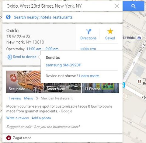 How To Send Google Maps Directions To Your Android Phone | Tom's Guide