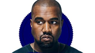 Kanye West and his new logo
