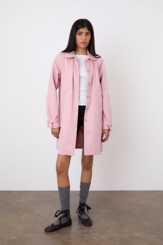 Peachy Den Cheri trench coat