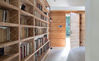 Library inside a residence