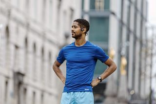 Alfred Enoch as Pete in The Couple Next Door.