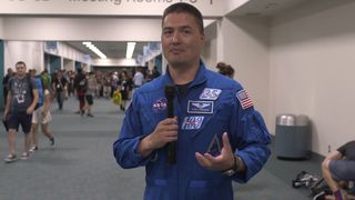 Astronaut Kjell Lindgren at Comic-Con