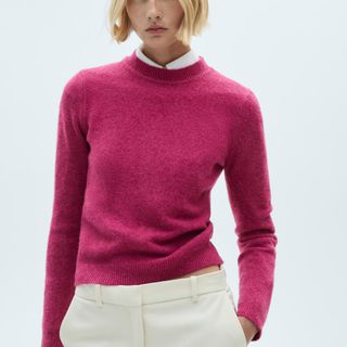 Mango Long-Sleeve Knitted Sweater