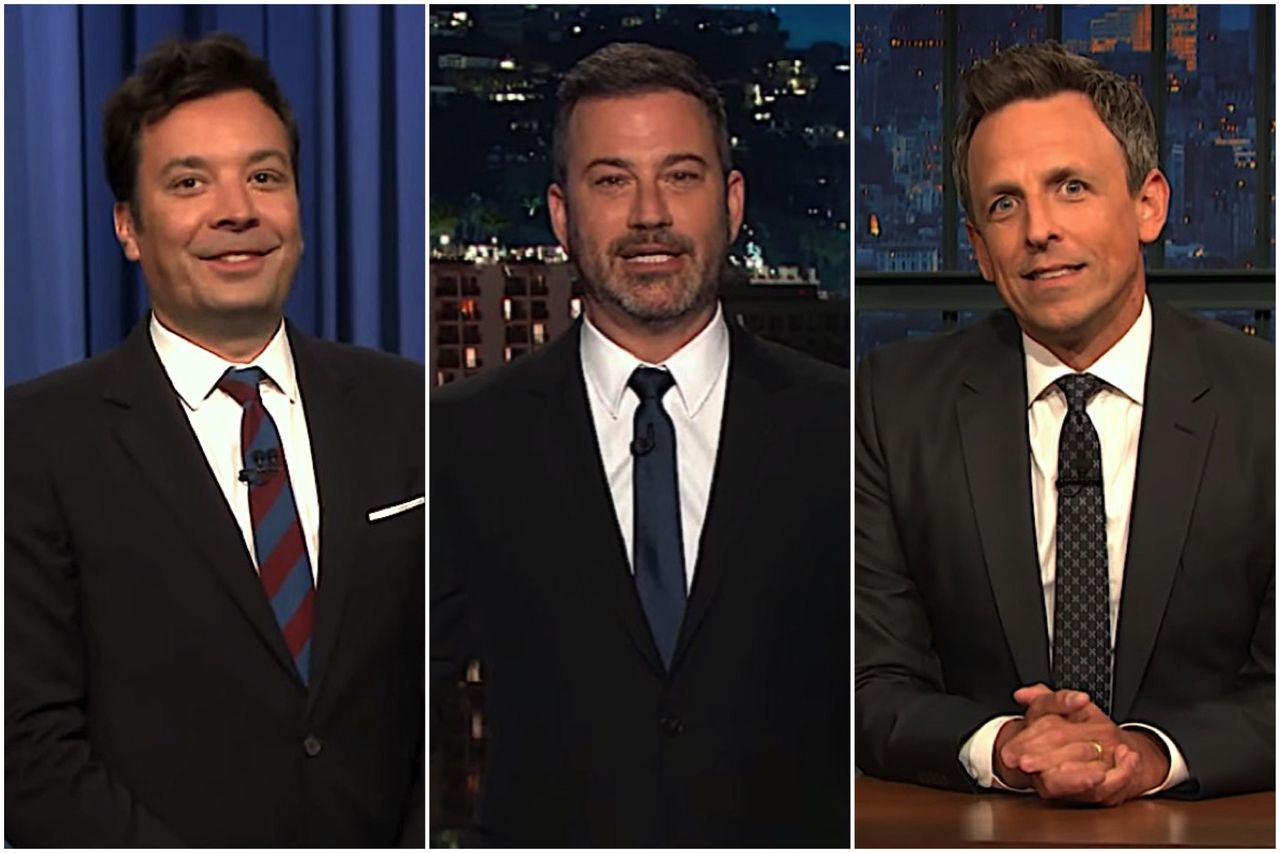 Late night hosts on Trump and Ukraine