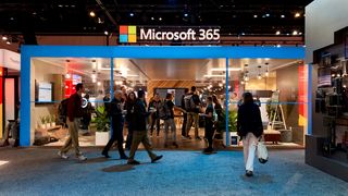 Microsoft 365 booth at Ignite 2019