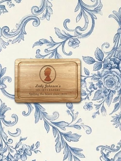 Bridgerton Inspired Hardwood Chopping Board (personalised) 