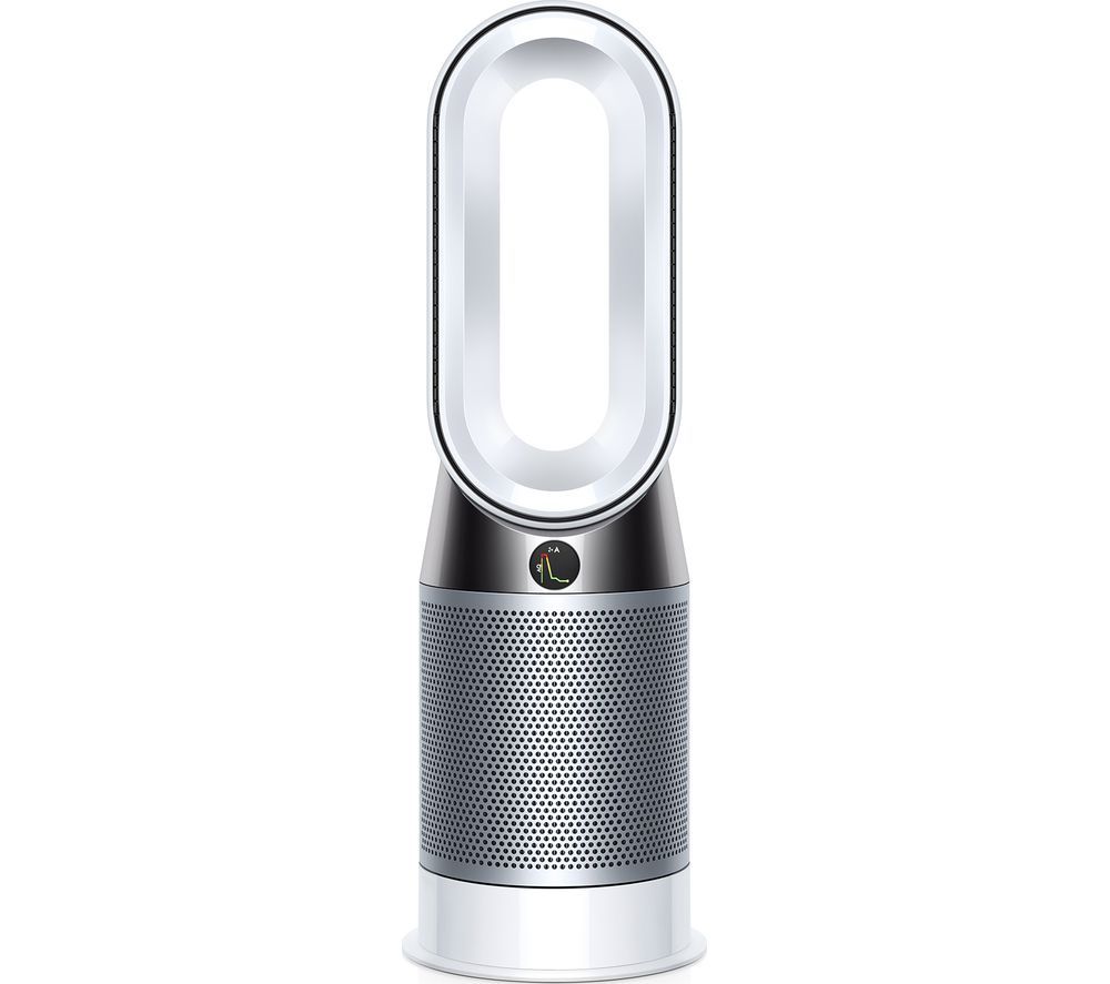 Dyson Pure Hot + Cool fan in silver