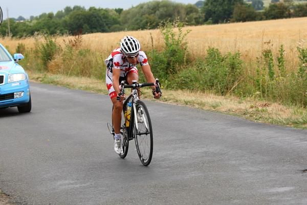 The prize for combativity was won by Anne Samplonius (Canada), who was away on her own for most of the stage. She was only caught in the closing kilometre.