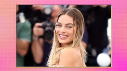 Margot Robbie with baby braids at Cannes 2021
