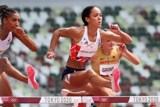 Katarina Johnson-Thompson at the 2020 Tokyo Olympics