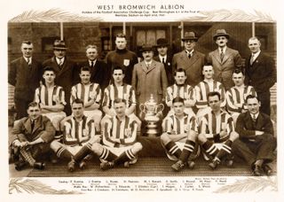 The West Brom team who won the 1931 FA Cup final against Birmingham City