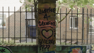 Graffiti about grenfell tower
