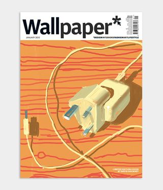Artist David Hockney Wallpaper* magazine cover design created on an iPad for January 2012