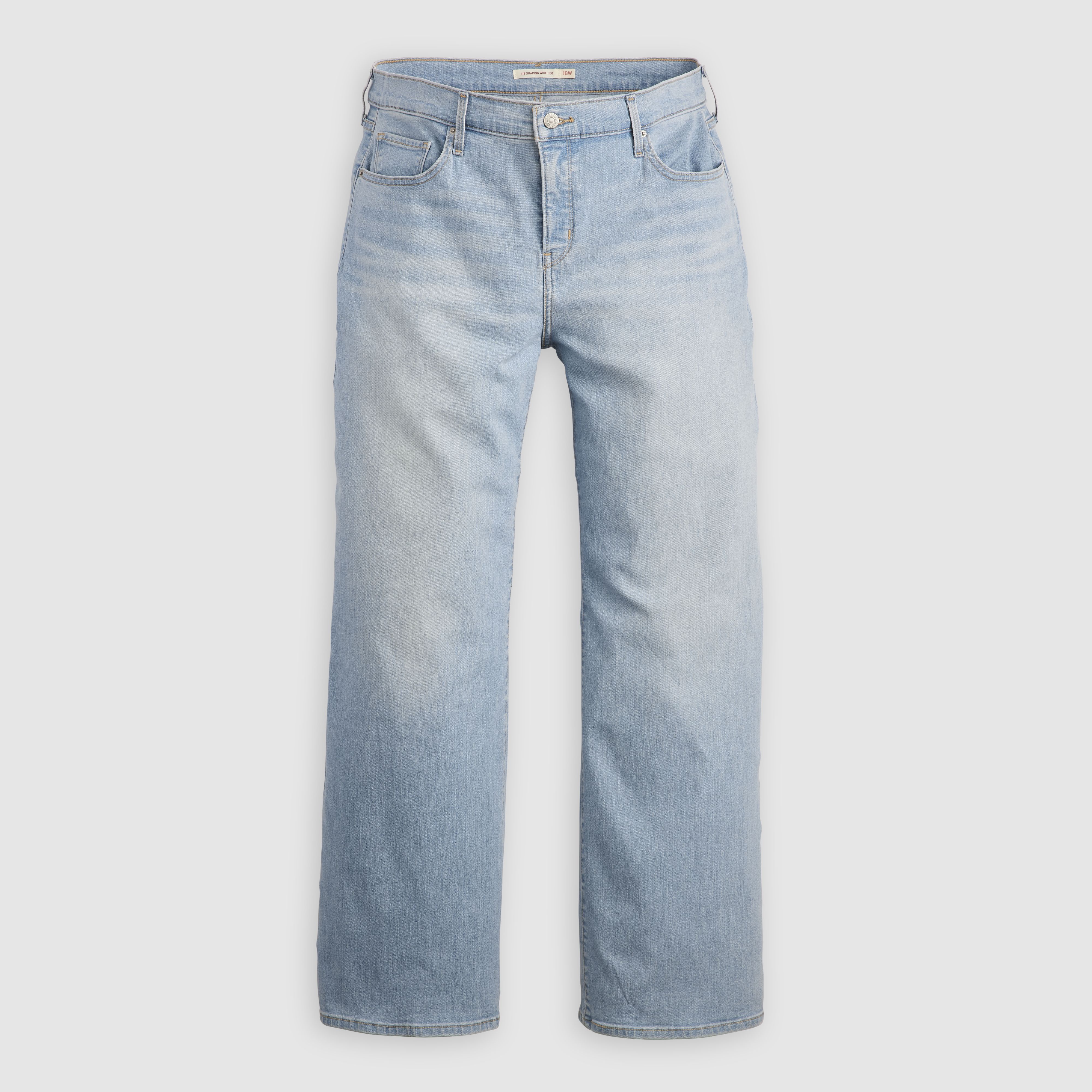 318 Shaping Wide Leg Jeans (plus Size)