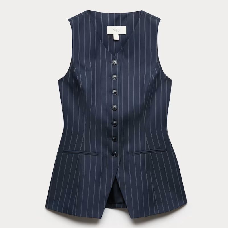 M&amp;amp;S pinstripe waistcoat