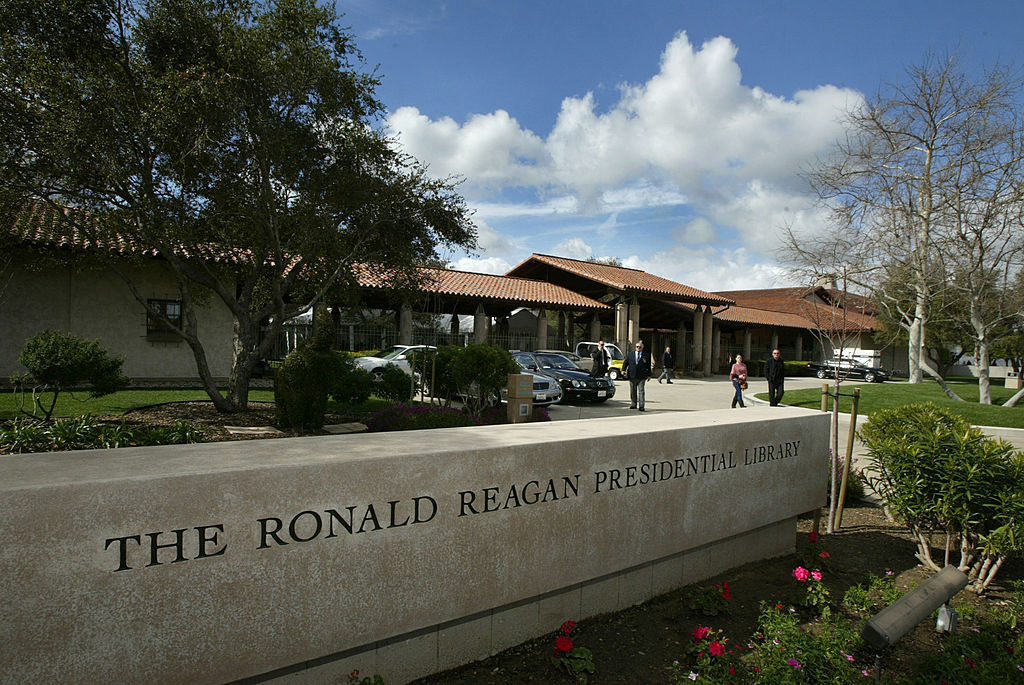 Reagan library.