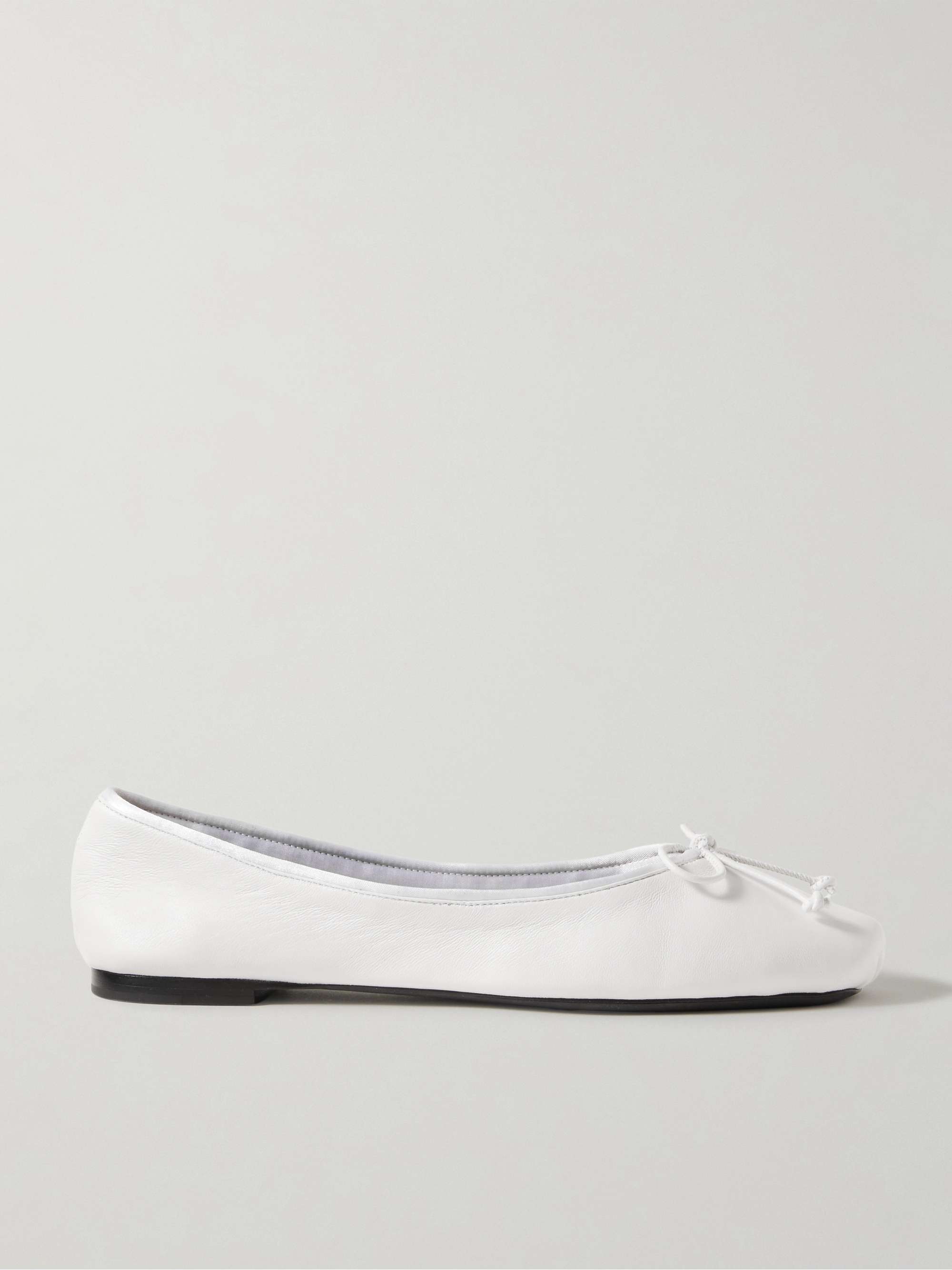 Charlotte Leather Ballet Flats