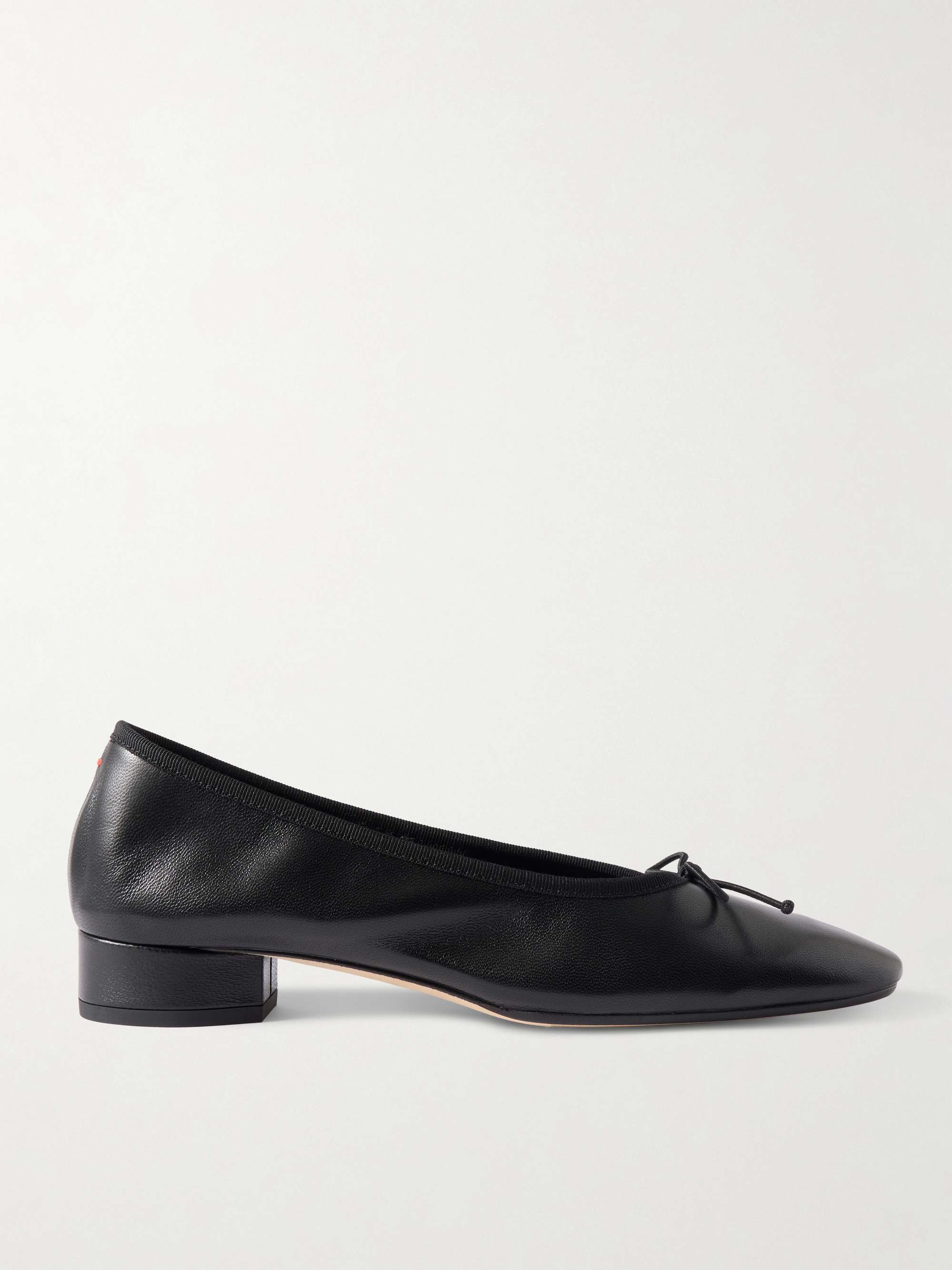 Onda Bow-Detailed Leather Pumps