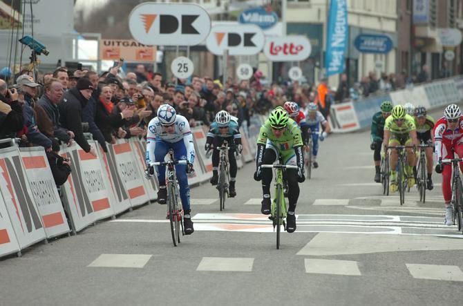 The final sprint came down to Peter Sagan (Cannondale) and Arnaud Demare (FDJ) with Sagan just taking it.
