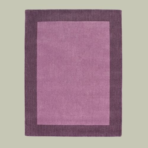 Mauve Borders Rug
