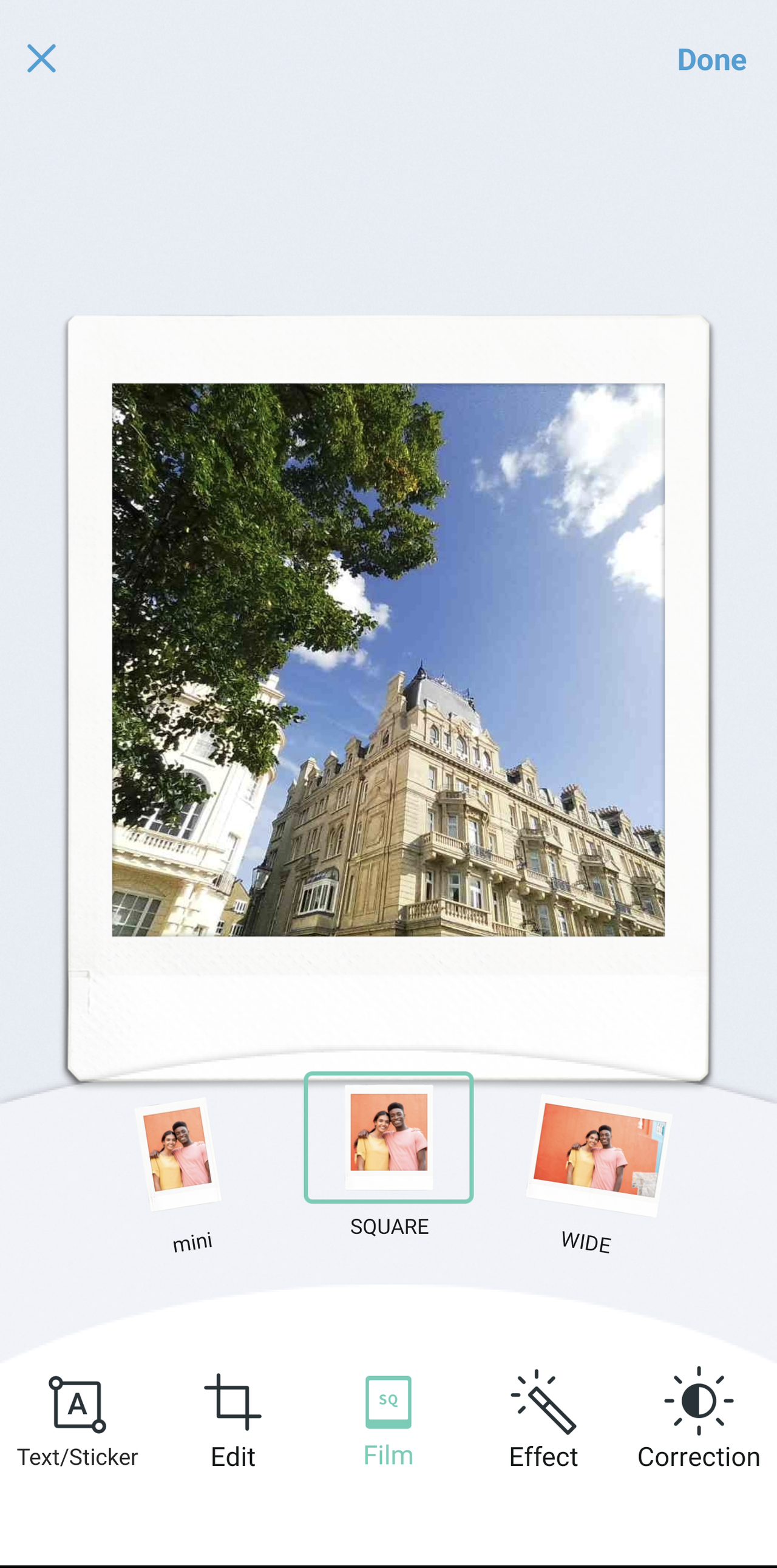 Instax Pal companion app screenshots