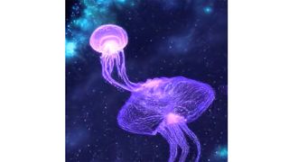Nvidia AI; a render of a jelly fish