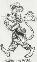 The first Howard the Mouse drawing by Glenn Fabry