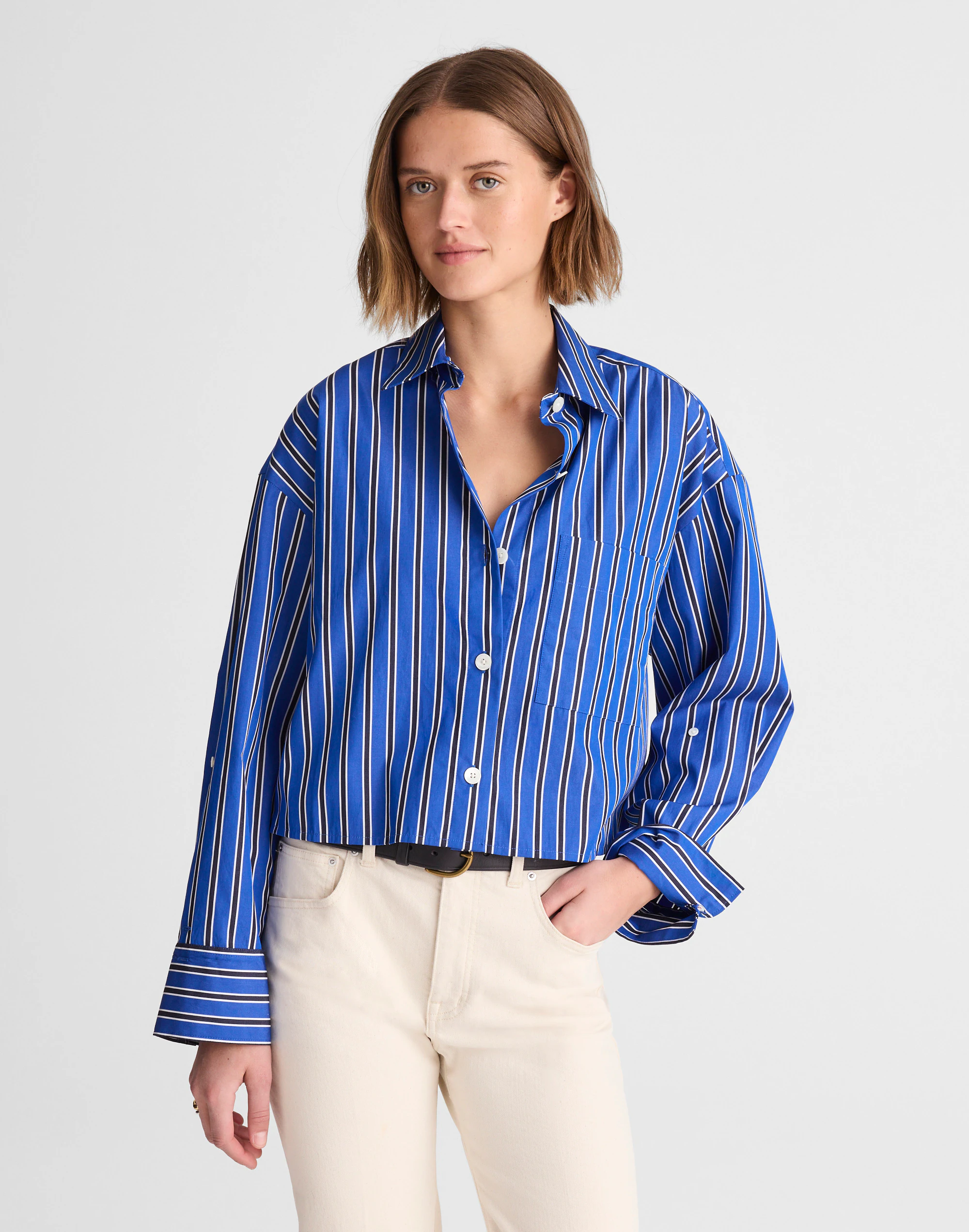 Straight-Hem Shirt