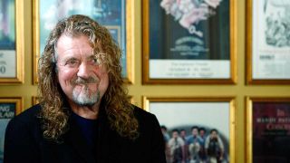 Robert Plant at a press conference in 2010