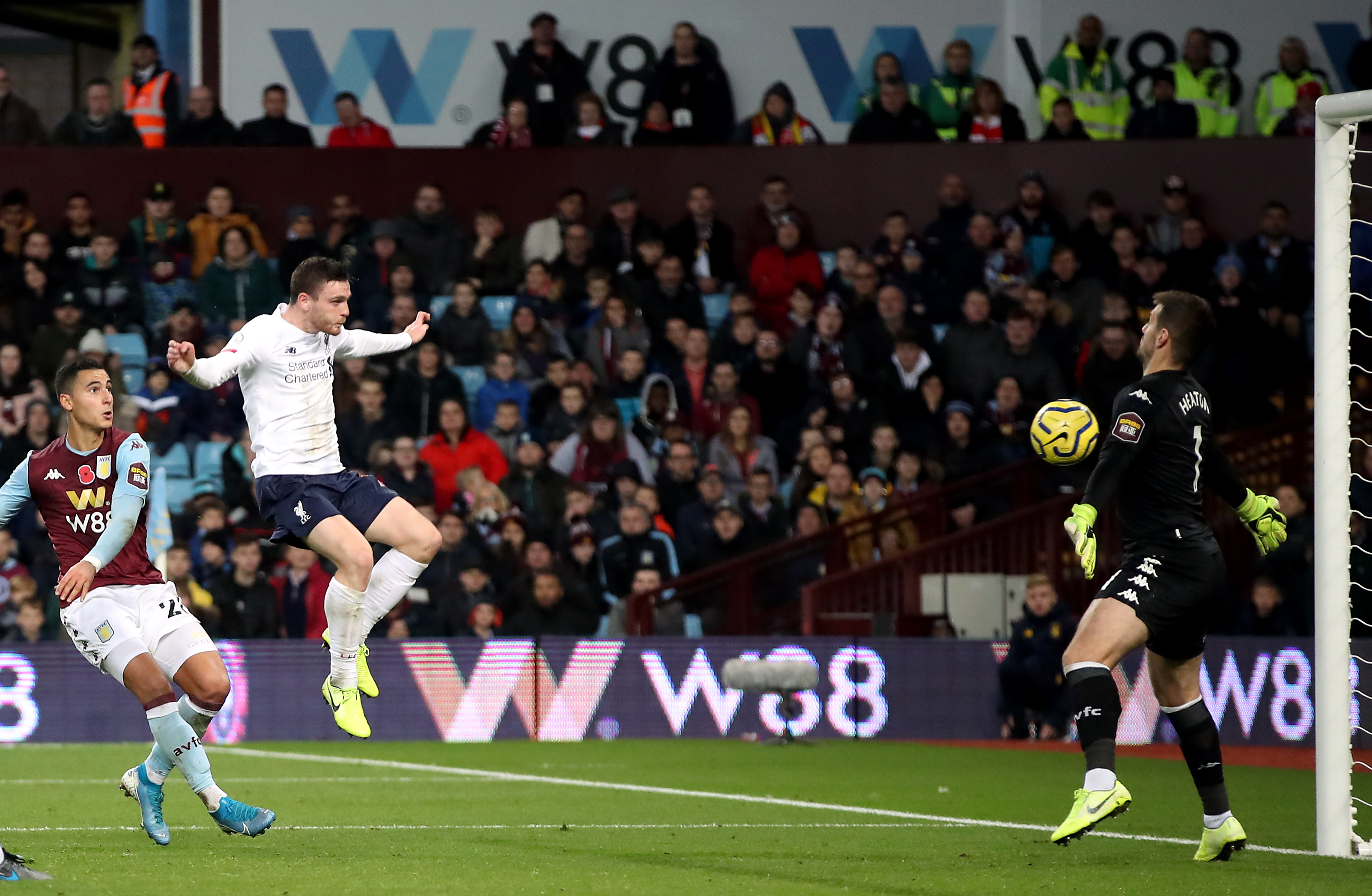 Andrew Robertson heads home the equaliser