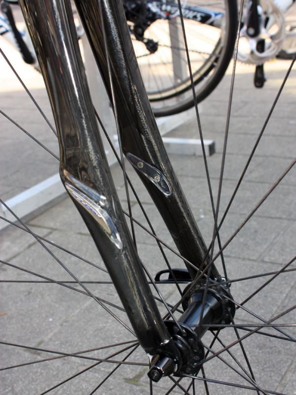 The Zertz inserts are notably larger on the Project Black frame than on the Roubaix SL2.