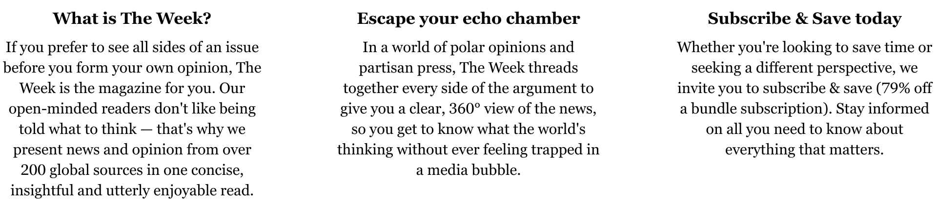 Subscribe and save today