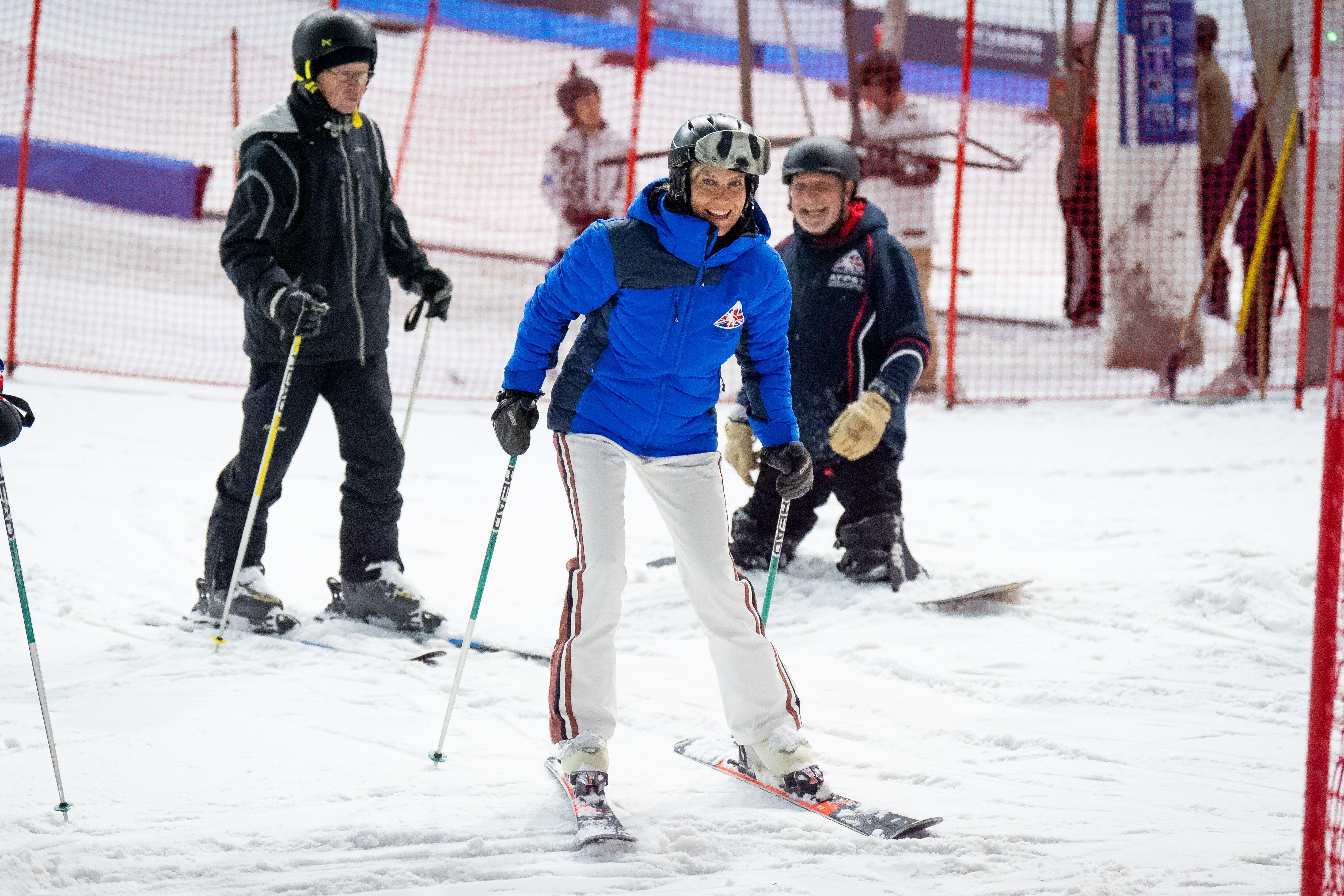 Duchess Sophie skiing