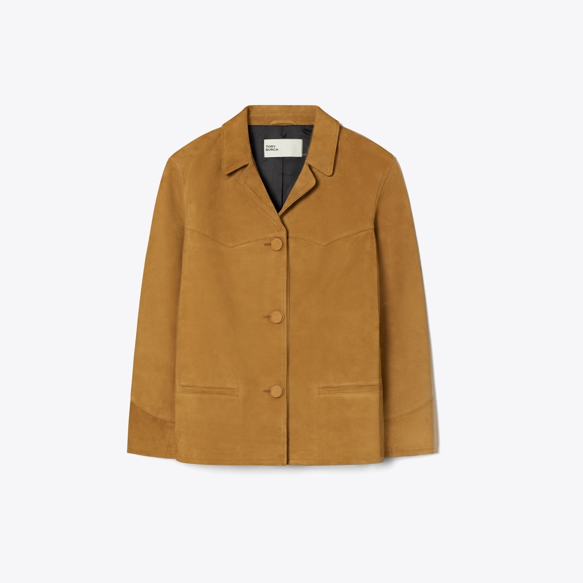 Suede Jacket in Brown, Size L