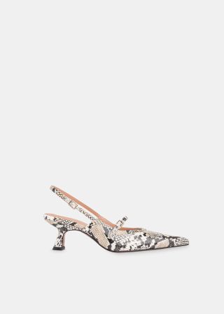 Sepatu hak tinggi Nila Snake Slingback