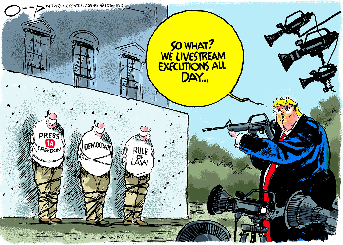 Political cartoon