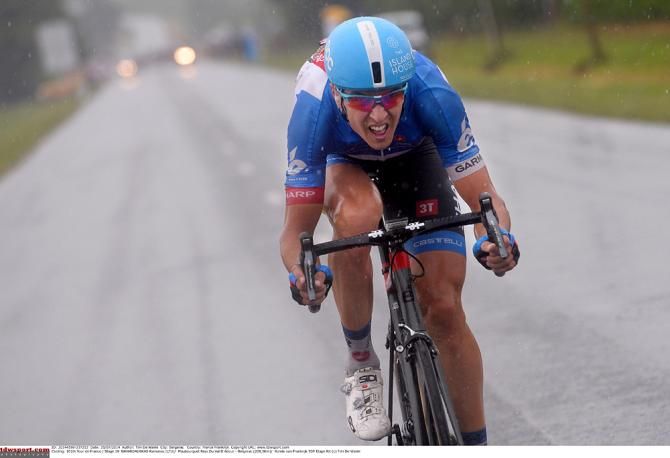 Ramunas Navardauskas (Garmin-Sharp) solos to the stage 19 win in Bergerac