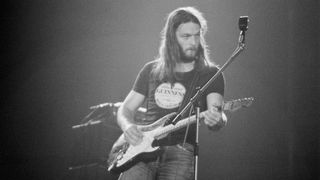 David Gilmour of Pink Floyd performs live