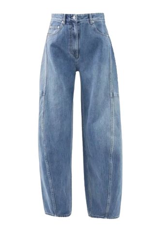 Tibi Classic Wash Denim Sid Jeans