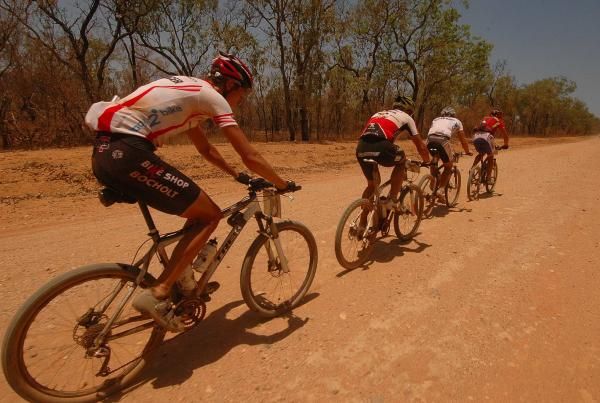 The view from Mike Mulkens wheel on the Cape York road