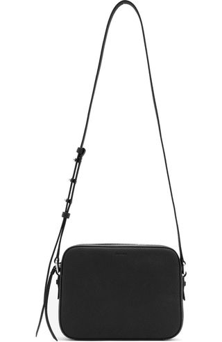 Leather Camera Crossbody Bag