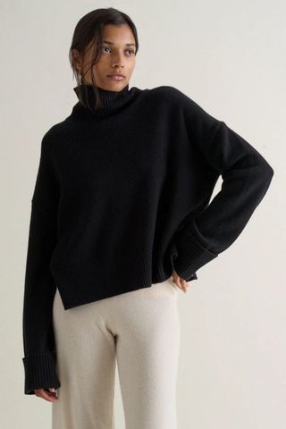 Rise & Fall Cashmere Merino High Neck Jumper