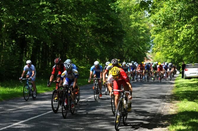 A Cofidis rider tries an attack