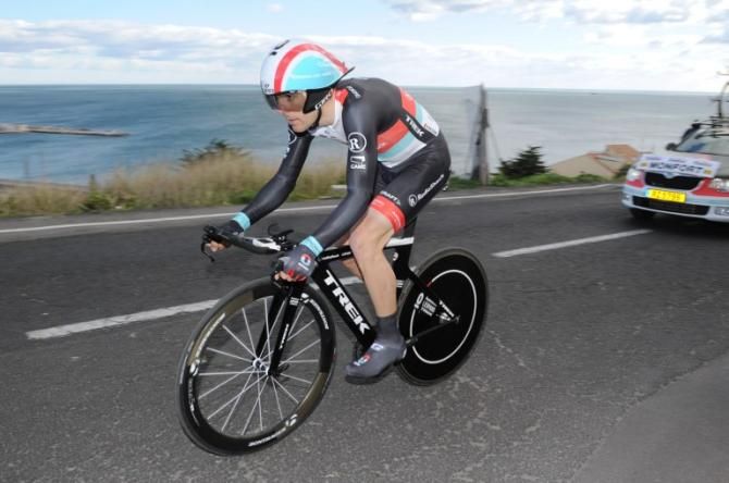 Maxime Monfort (RadioShack Leopard) finished second on the stage, 22 seconds behind Boom.