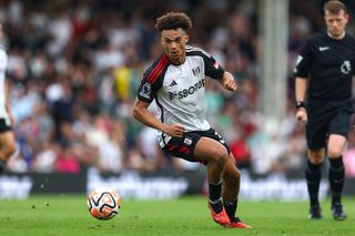 Antonee Robinson of Fulham during the Premier League match between Fulham FC and Sheffield United at Craven Cottage on October 7, 2023 in London, United Kingdom. (Photo by Charlotte Wilson/Offside/Offside via Getty Images)