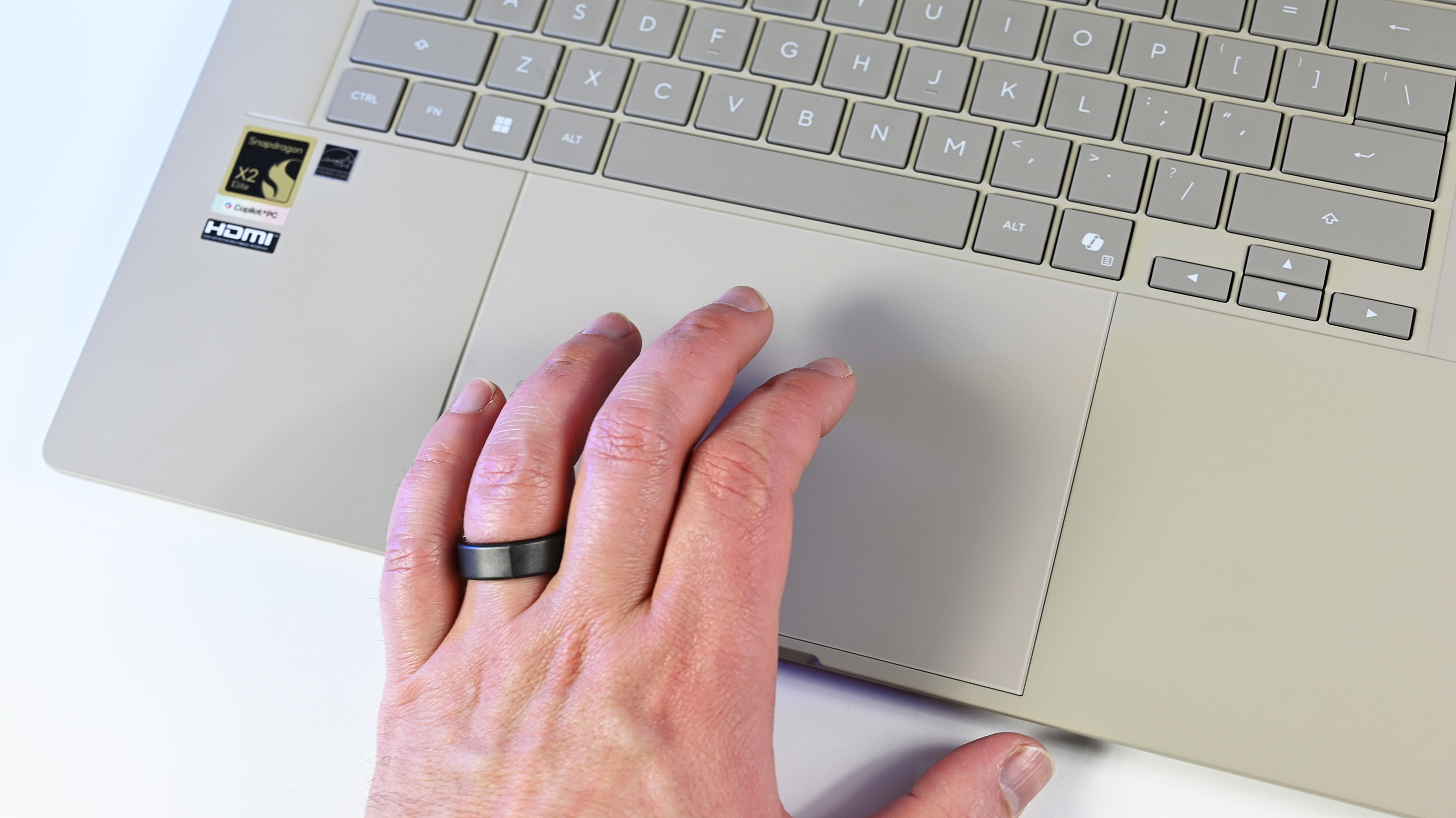 Studio photos of the 2026 ASUS Zenbook A16 laptop featuring the new Qualcomm Snapdragon X2 Elite Extreme processor. 