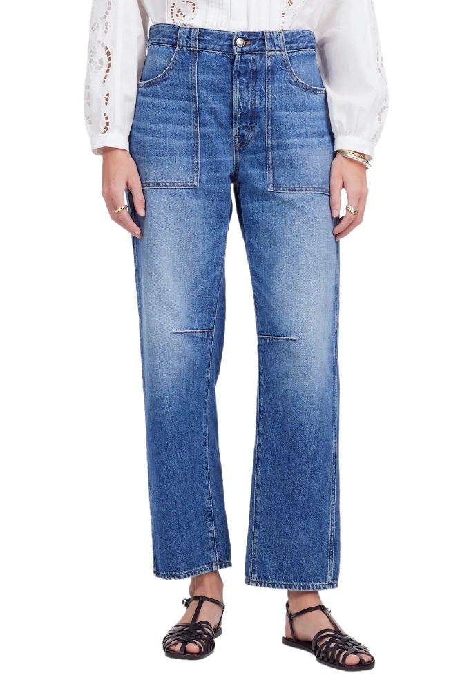 Madewell, Madewell The Darted Barrel-Leg Jean