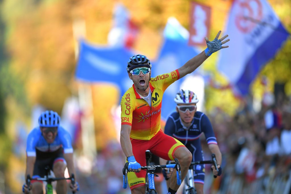 Alejandro Valverde (Spain) wins the 2018 World Championship