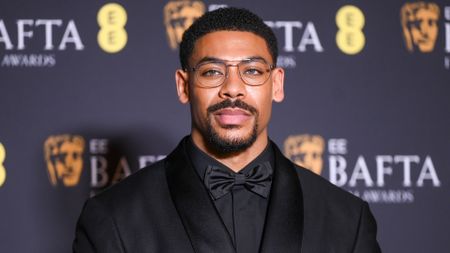 Aaron Pierre at the BAFTA red carpet