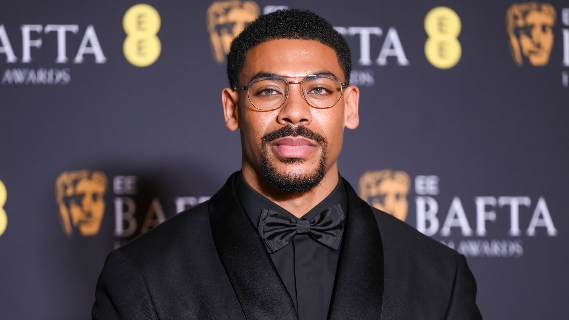 Aaron Pierre at the BAFTA red carpet